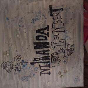 Painting of Miranda lambert by Miranda lambert herself!!